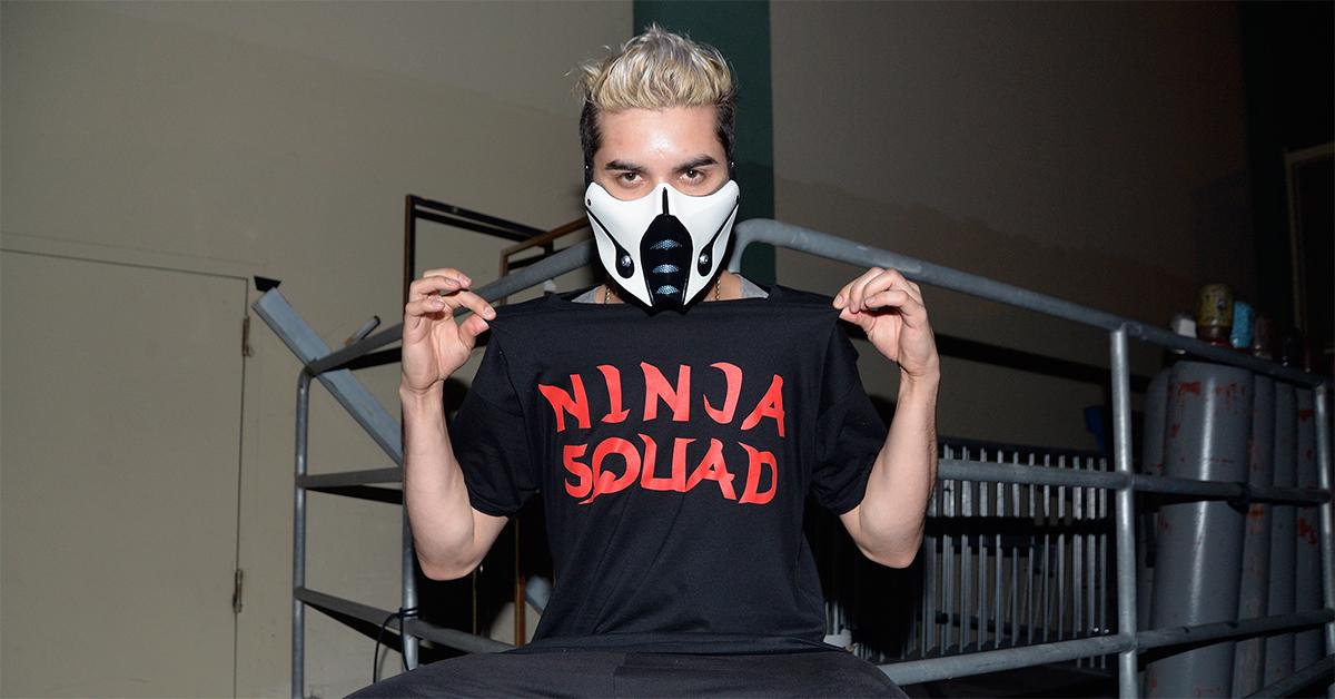 Datski wearing "Ninja Squad" tee-shirt