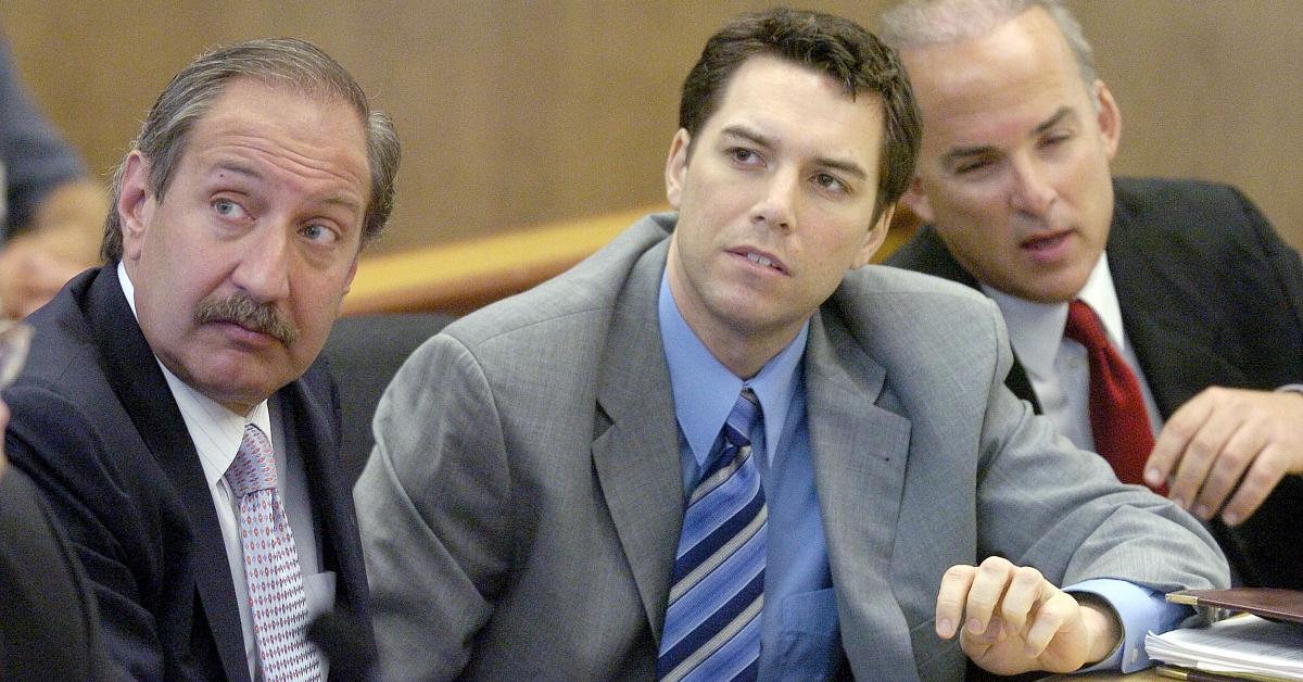 Scott Peterson and his attorneys in court