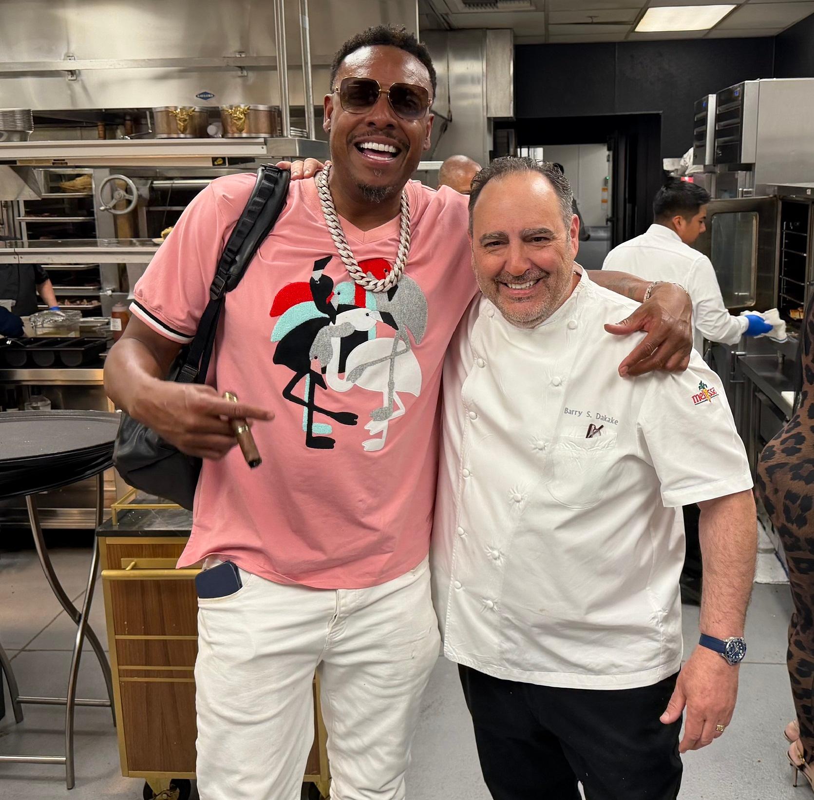 former nba star paul pierce chef barry dakake barrys prime las vegas