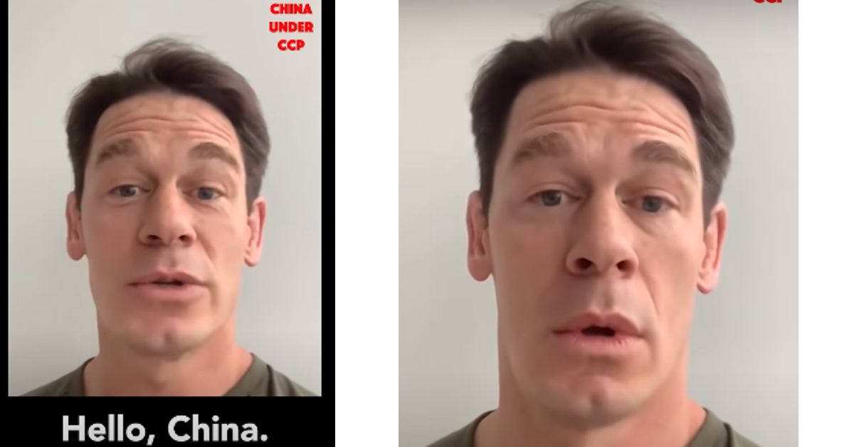 John Cena Speaks Mandarin In Apology Clip To China