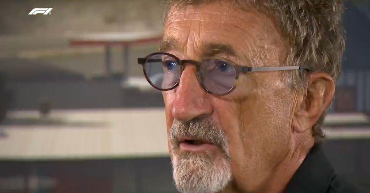 Eddie Jordan speaking in an interview. 