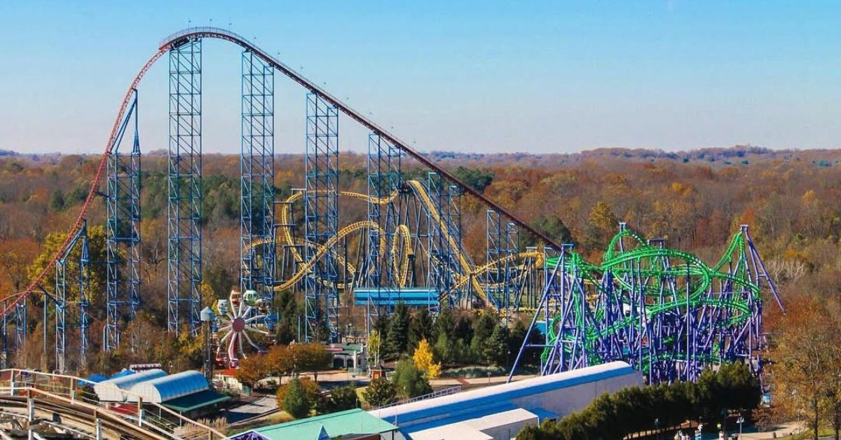 Six Flags America Amusement Park in Maryland
