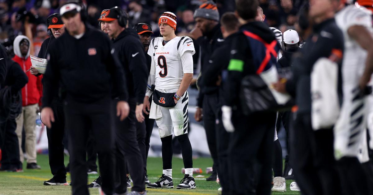 Cincinnati Bengals quarterback Joe Burrow was ruled out with a sprained right wrist.