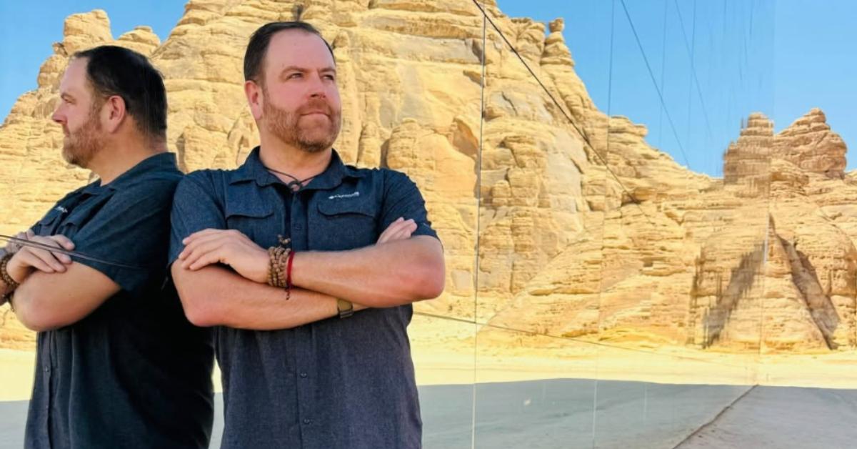 Josh Gates in Saudi Arabia.