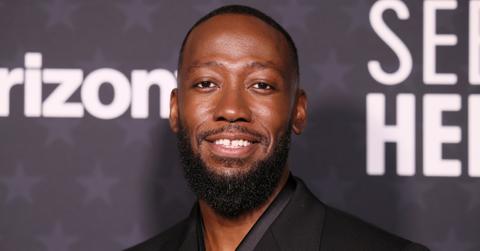 Lamorne Morris poses on the red carpet at the 29th Annual Critics Choice Awards at Barker Hangar on Jan. 14, 2024, in Santa Monica, Calif.