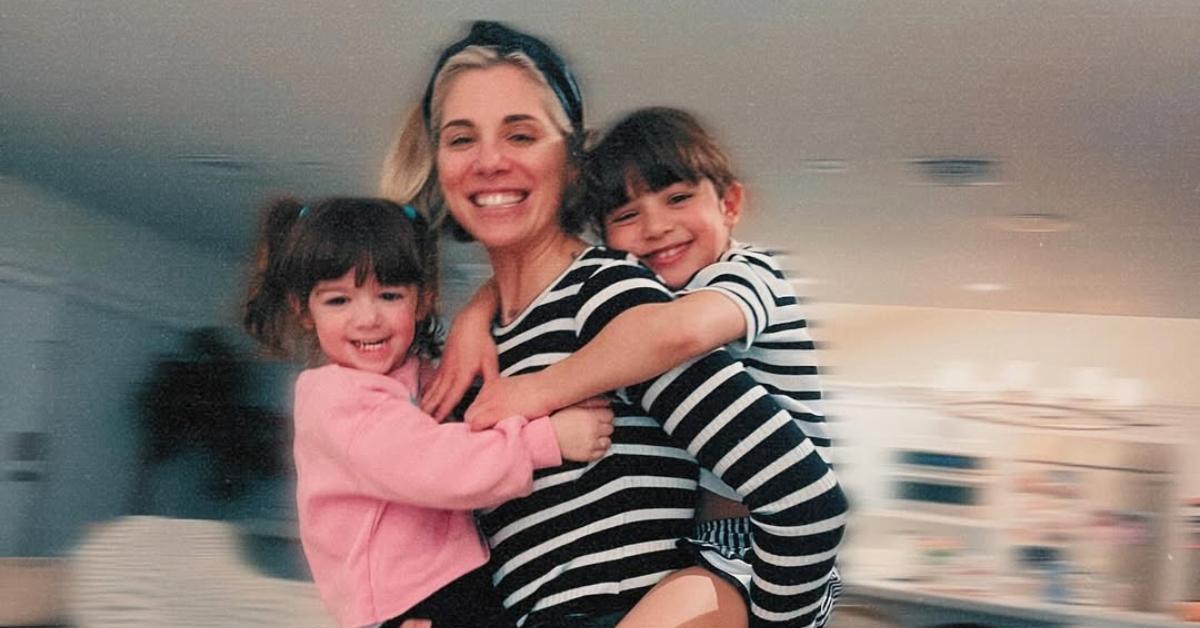 Christina Perry with her daughters.