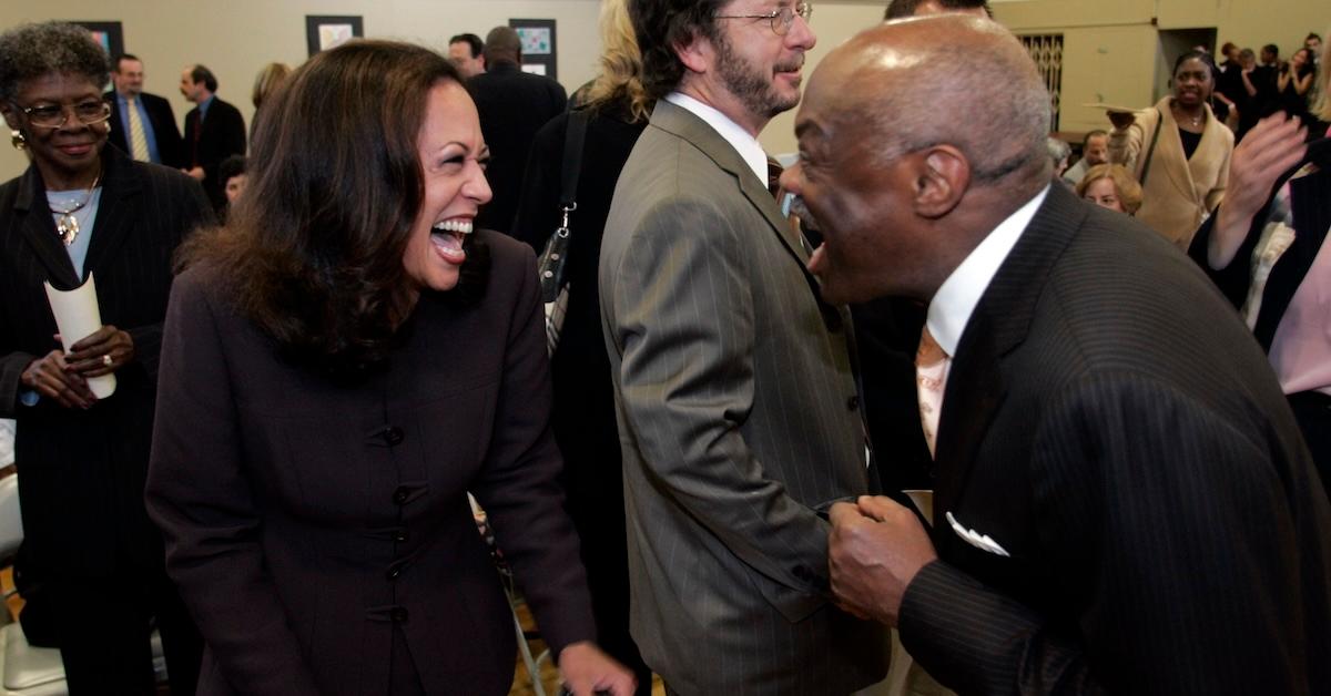 Kamala Harris and Willie Brown at rededication ceremony for Twenty-First Century Academy. Twenty-First Century Academy, one of the Dream Schools in Bayview-Hunters Point