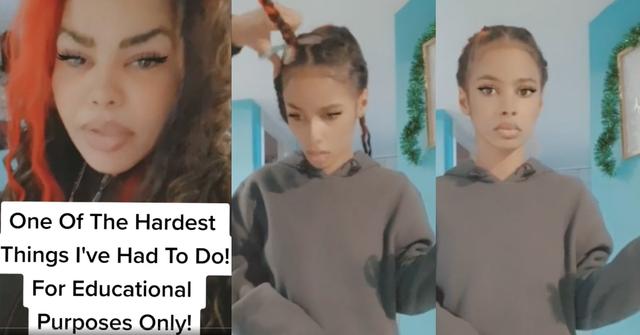 Mom Cuts Daughter's Hair off on TikTok to Punish Her