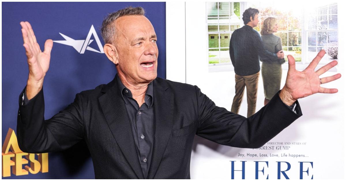 Tom Hanks at the 'Here' premiere