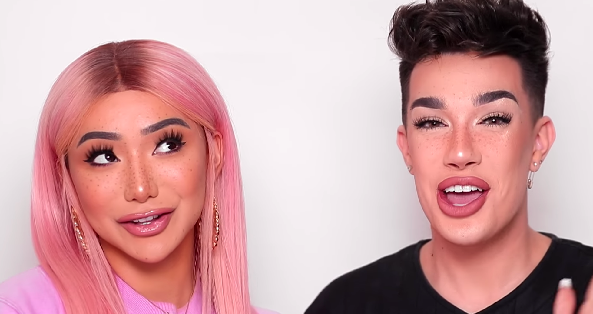 Nikita Dragun and James Charles