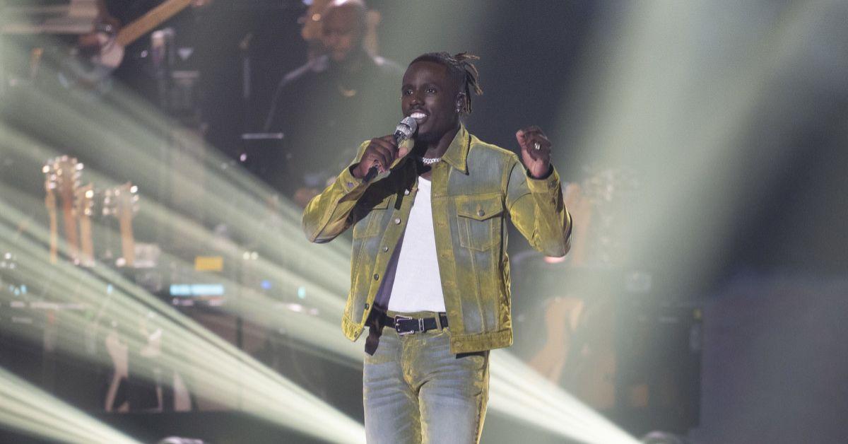 Jamal Roberts performing on 'American Idol.' 
