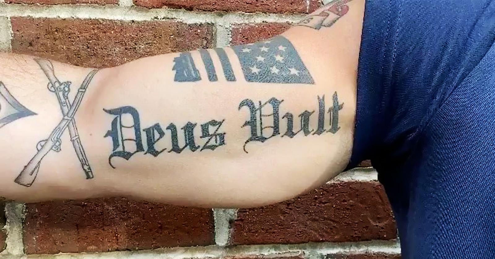 deus vult tattoo