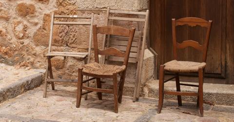 Wooden chairs