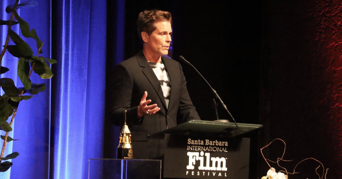 Rob Lowe during the 39th Annual Santa Barbara International Film Festival on Feb. 9, 2024.