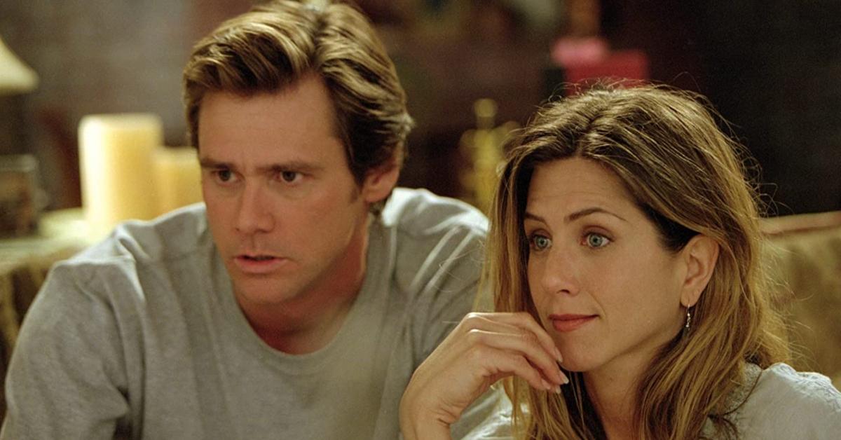 Jim Carrey and Jennifer Aniston in 'Bruce Almighty'