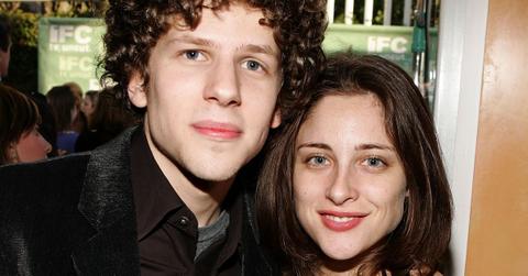 Jesse Eisenberg and Anna Strout