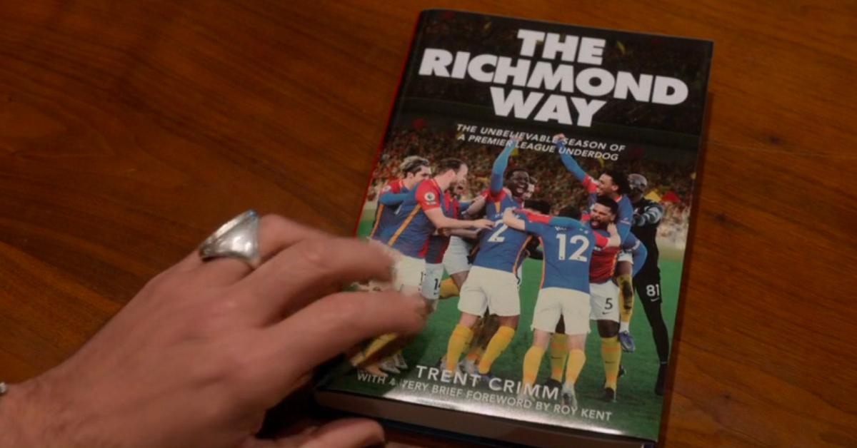 Trent Crimm's book, 'The Richmond Way,' in the series finale of 'Ted Lasso'