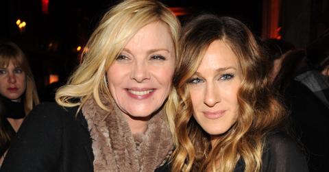 Actors Kim Cattrall and Sarah Jessica Parker attend the premiere of "Did You Hear About the Morgans?" after party at The Oak Room on December 14, 2009 in New York City.