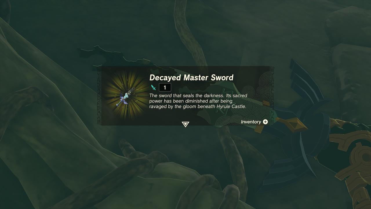 The Destroyed Master Sword in 'Tears of the Kingdom'