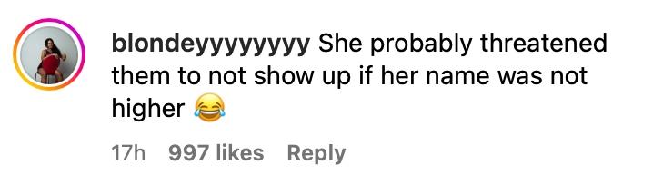 A comment about Blake Lively's name sitting higher than Anna Kendrick's on 'Another Simple Favor' poster. 