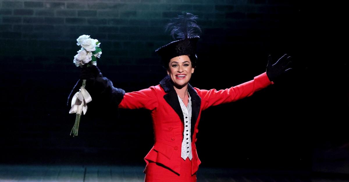 Lea Michele performing for 'Funny Girl' at the Tony Awards