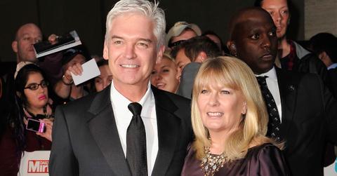 (L-R( Phillip Schofield and Stephanie Lowe attend the Pride of Britain Awards in 2013