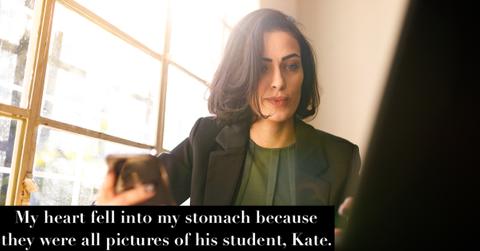 woman finds racy photos student