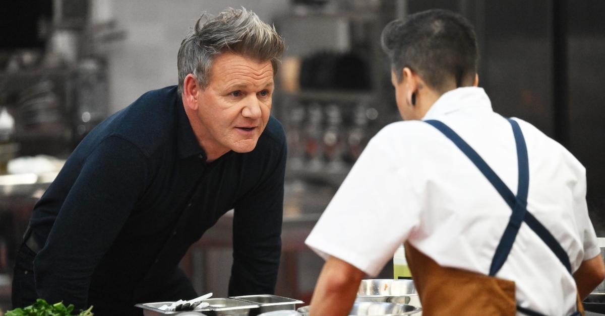 Gordon Ramsay mentors contestant Tucker in the “Surf & Turf” episode of 'Next Level Chef'