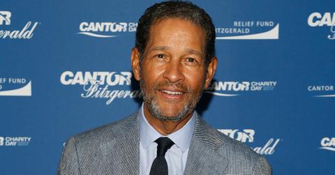 Bryant Gumbel in a suit on the red carpet in 2017.