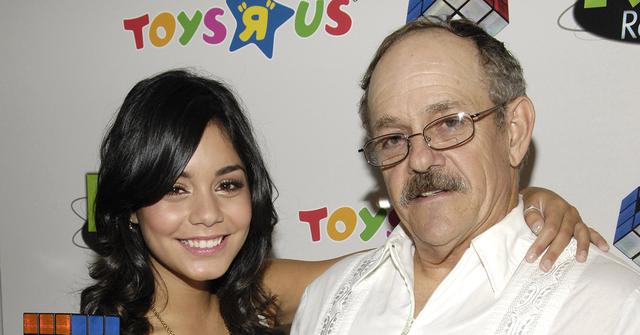 Vanessa Hudgens with her dad Greg.