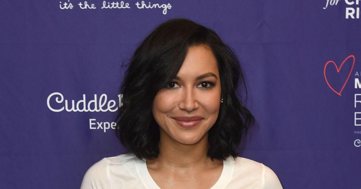 Naya Rivera smiling at a 'Glee' event.