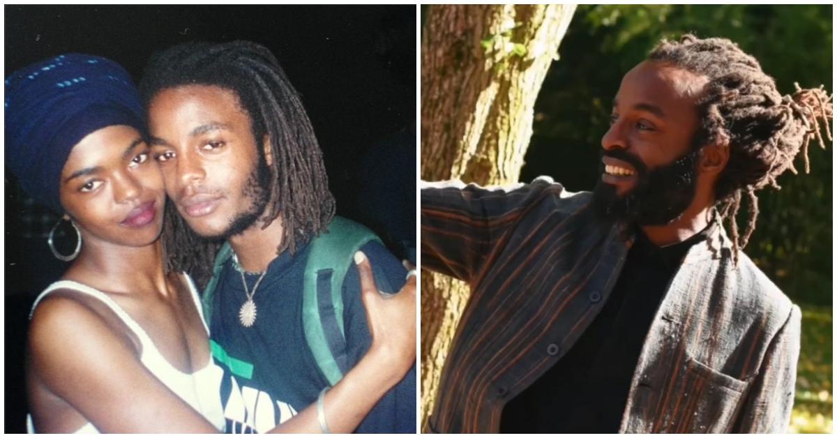 (l-r): Lauryn Hill and John Forte; John Forte in 2022.