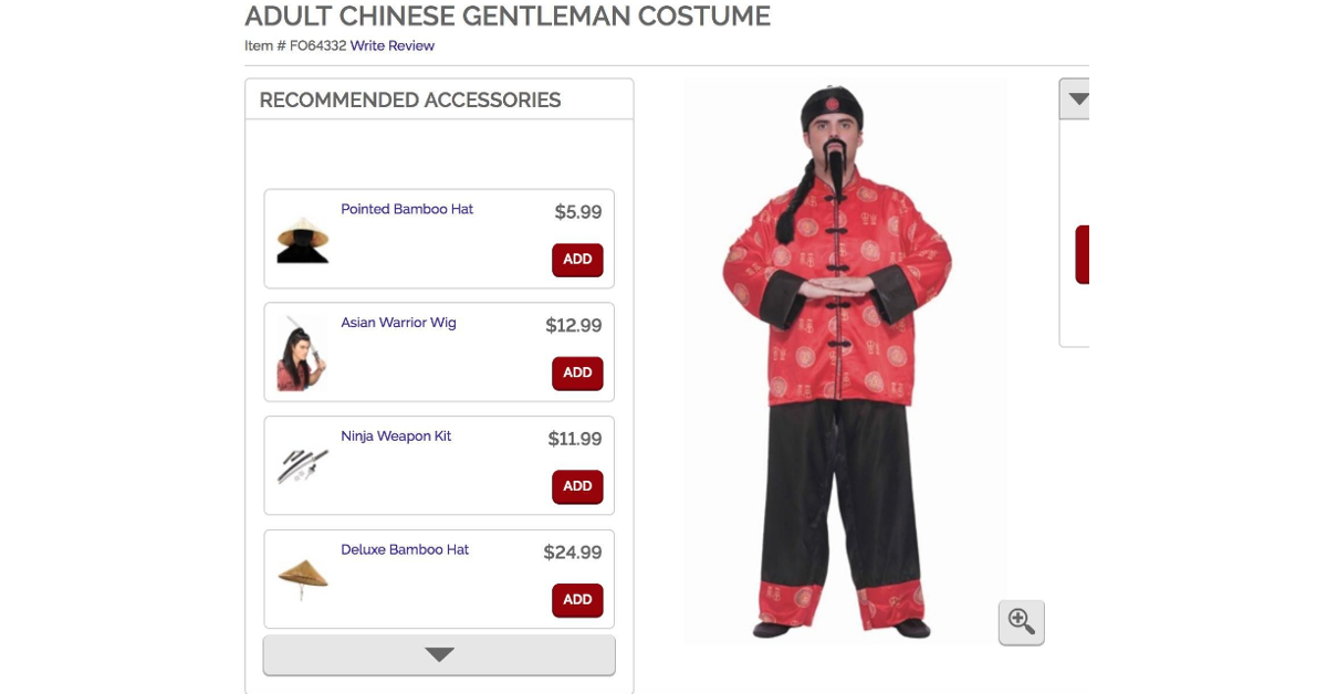 chinese person costume