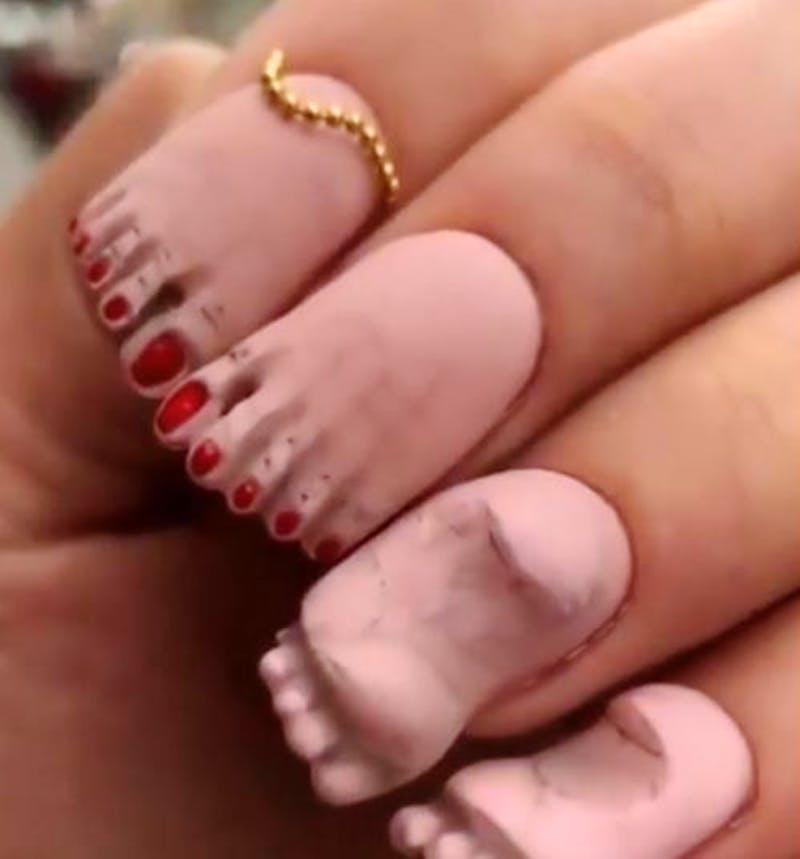 Tiny Hand And Feet Manicures Are A Thing And People Are Horrified