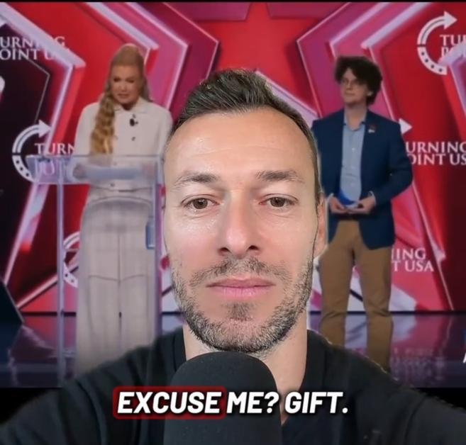 The Krassenstein brothers comment on Erika Kirk's Freudian slip at TPUSA event