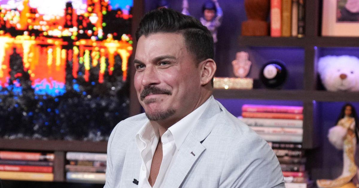 Jax Taylor on the set of 'WWHL'