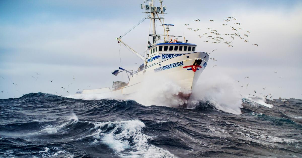 The Northwestern in the water in 'Deadliest Catch'