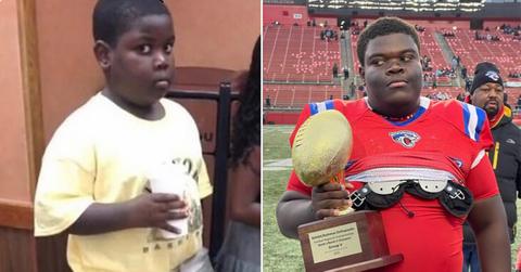 "Popeyes meme kid" Dienurst Collin then and now