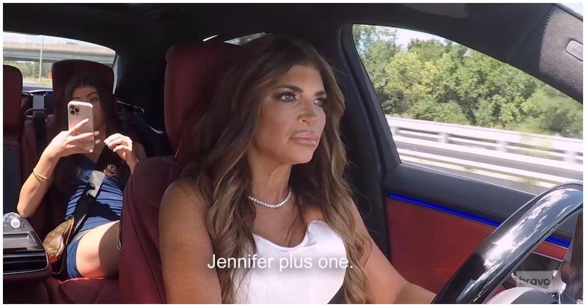 Teresa Giudice driving with her daughters, Audriana and Milania, on 'RHONJ' Season 13