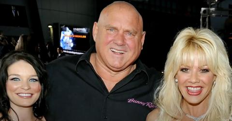 Dennis Hof (C) founder of the BunnyRanch