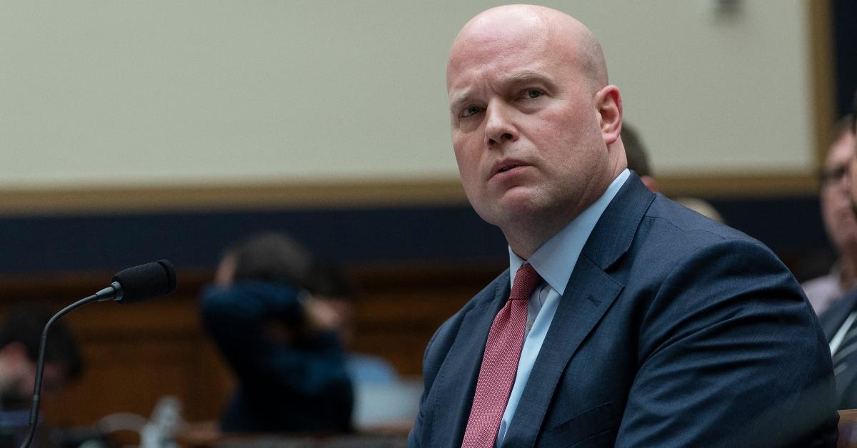 Matthew Whitaker during a congressional hearing