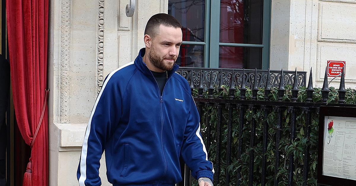 Liam Payne walking in Paris in 2024. 