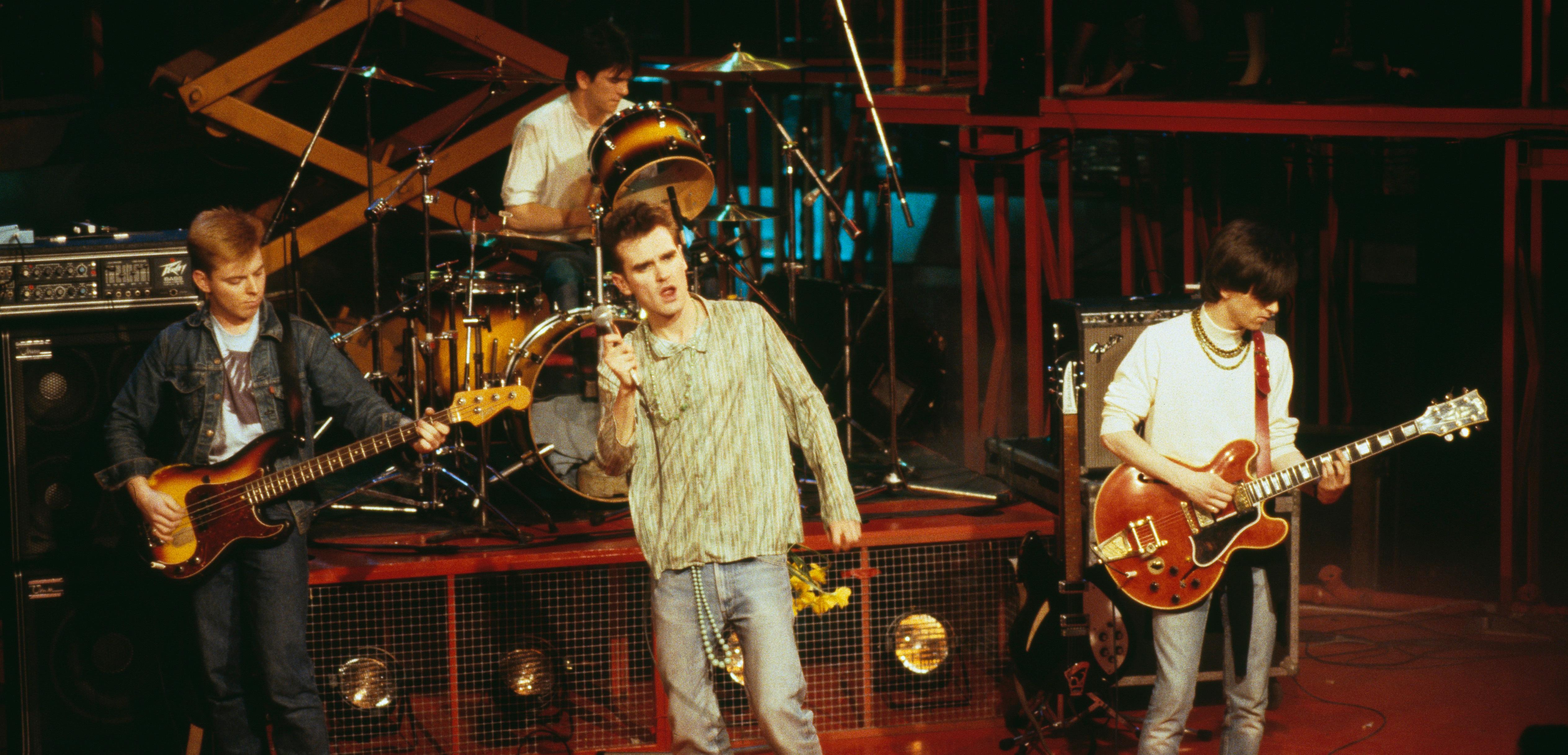 Morrissey leading The Smiths in 1984