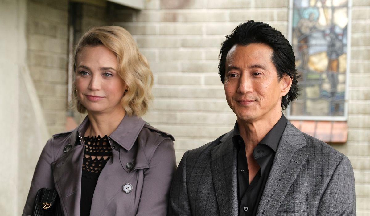 Fiona Gubelmann as Dr. Morgan Reznick and Will Yun Lee as Dr. Alex Park in 'The Good Doctor.'