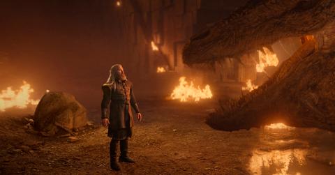 Hugh the Hammer looking at Vermithor