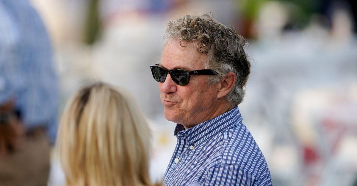 Rand Paul at a 2025 White House Congressional picnic. 