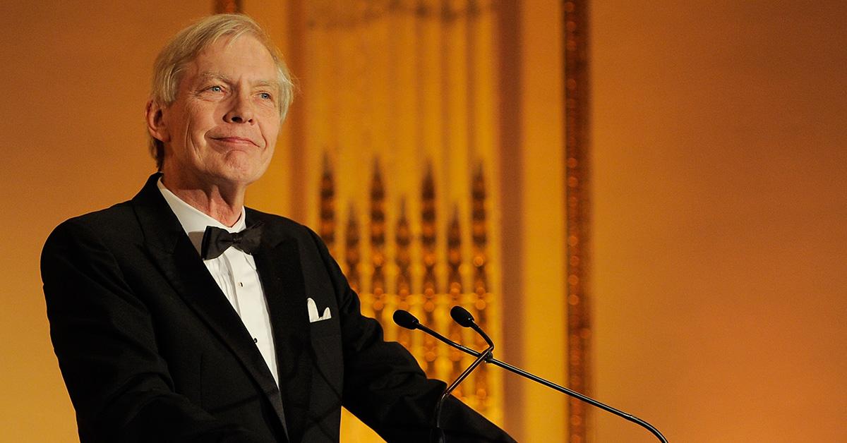 Bob Edwards speaking at a lectern for AFTEC in 2012.