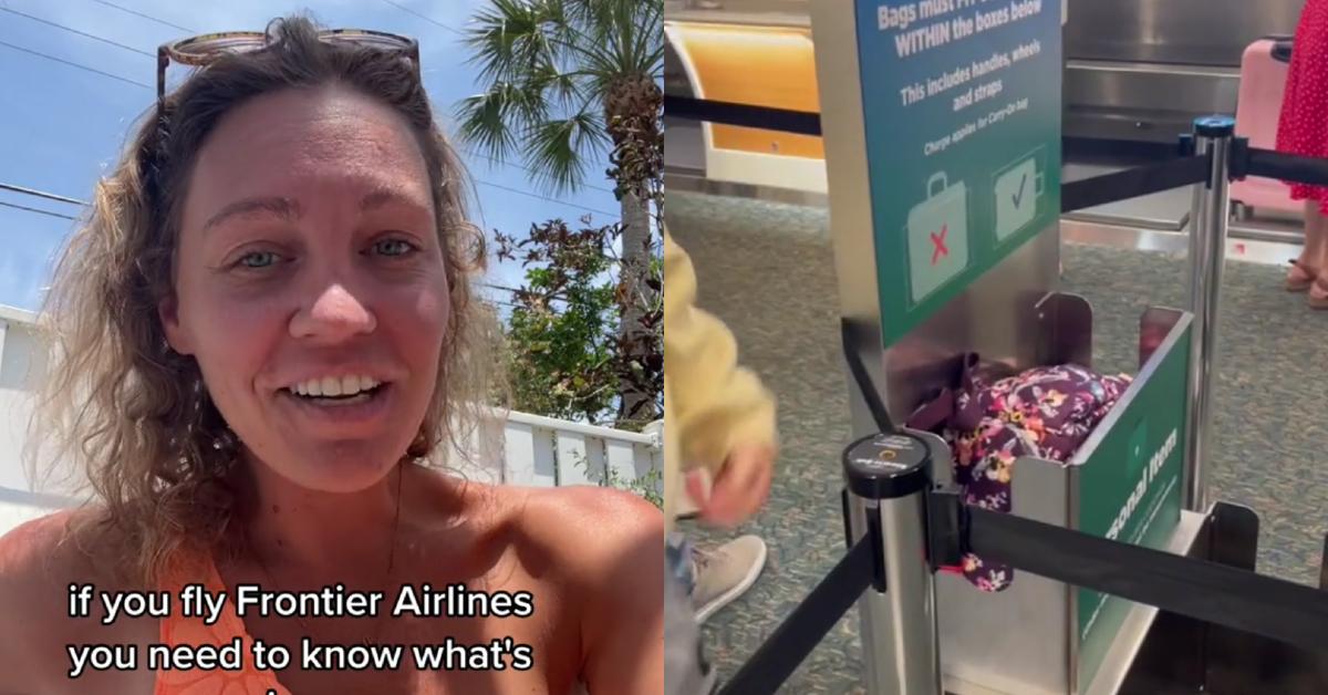 Woman Exposes Frontier Airlines' "Bounty" Scheme to Make Passengers Pay for Gate Bag Checks