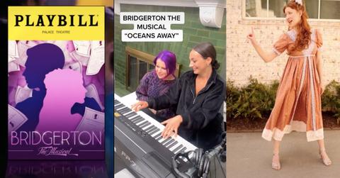 Screenshots of the 'Bridgerton' Musical on TikTok