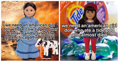 We need an American girl doll who memes!